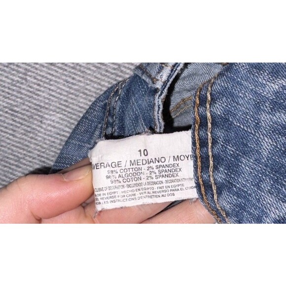 Gloria Vanderbilt Straight Leg Jeans Women's Size 10 - Distressed Vintage Look - Picture 6 of 8